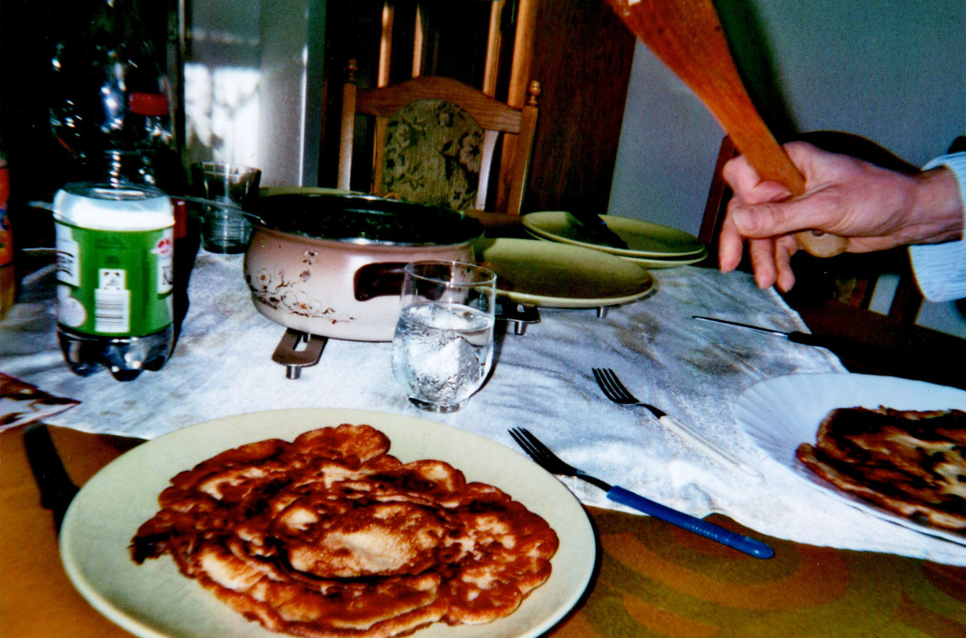 Pfannkuchen als Mittagessen